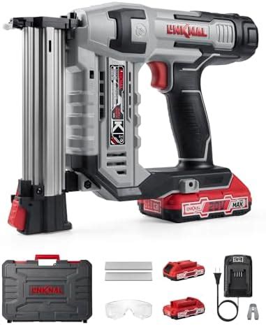 Electric Nail Gun Linknal Cordless Brad Nailer Battery Powered