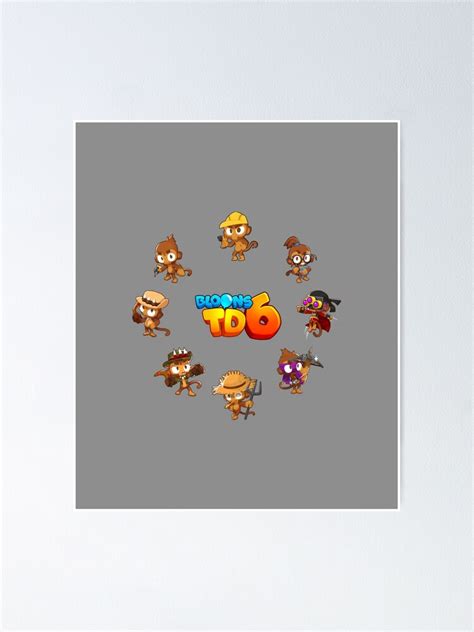 " Bloons TD6" Poster for Sale by Oscarshop35 | Redbubble