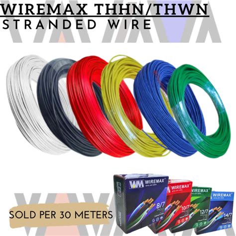 Wiremax Thhn Thwn Stranded Wire Gauge Mm Sold Per Meters