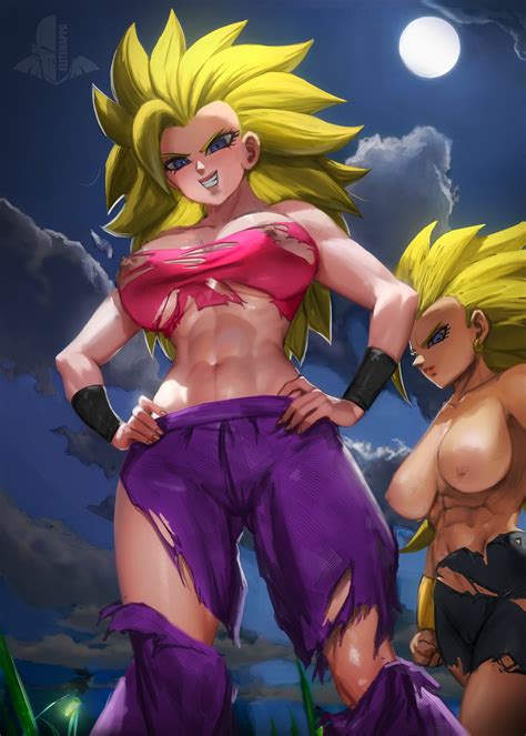 Caulifla And Kale Dragon Ball And More Drawn By Elite Nappa And