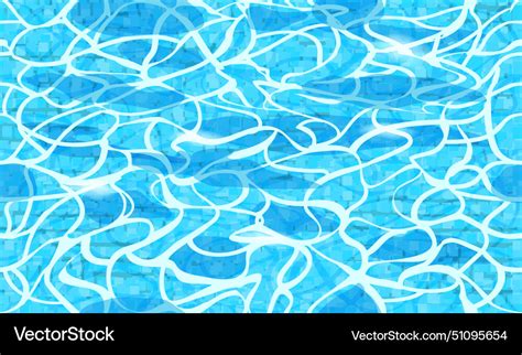 Water ripple background seamless pattern Vector Image