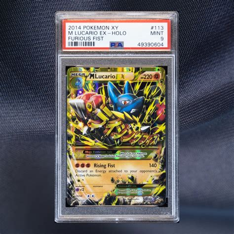 Mega Evolution Lucario Card