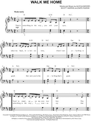 Walk Me Home Sheet Music 8 Arrangements Available Instantly