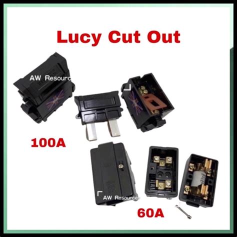 TNB LUCY 60A 100A 250V 415V Cut Out Unit With Fuse Shopee Malaysia