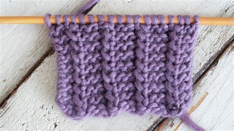 One Row Stitch Easy Reversible Ideal For Knitting Scarves So Woolly