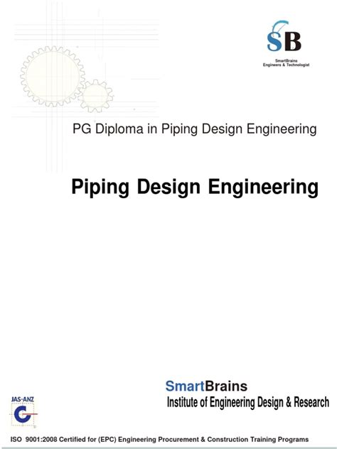 Pg Diploma In Piping Design And Autocad Training Course Pdf Pipe Fluid Conveyance