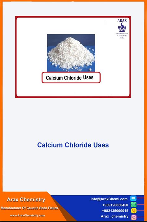 Calcium Chloride | Calcium chloride, Calcium, Food additives