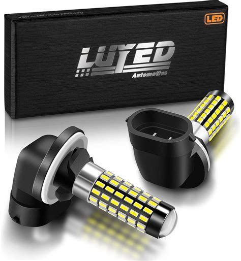 LUYED 881 889 LED Fog Light Bulbs 1800 Lumens Super Bright 3014 78 EX