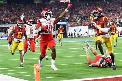 Utah Upsets Usc In Pac Title Game Spoils Trojans Playoff Dreams