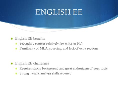 The English Extended Essay Ppt Download