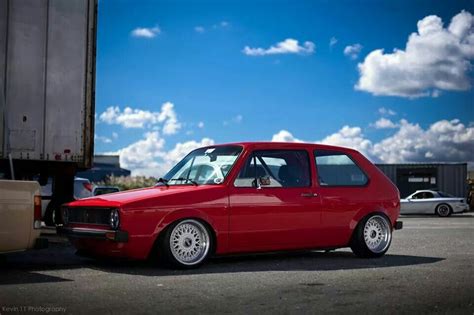 Lovely Red Mk1 Golf Caribes Vw Caribe Carros Vw Mk1