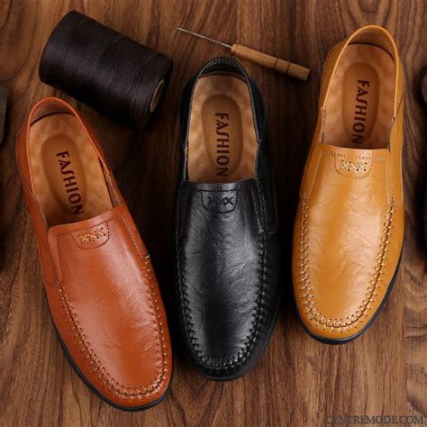 Mocassins Homme Cuir Véritable Décontractée Printemps Flâneurs