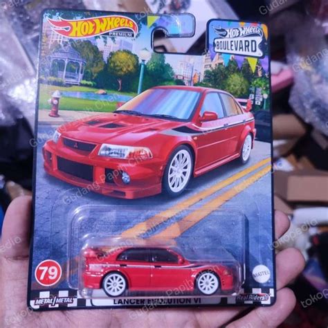 Promo HOT WHEELS PREMIUM BOULEVARD MITSUBISHI LANCER EVOLUTION VI Diskon Di Seller Lutofia