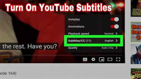 How To Turn On Youtube Subtitles How To Turn On Automatic Subtitles