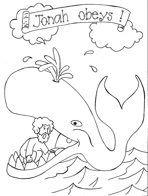 Jonah Coloring Sheet