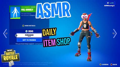 Asmr Fortnite New Full Googly Emote Daily Item Shop 🎮🎧 Relaxing