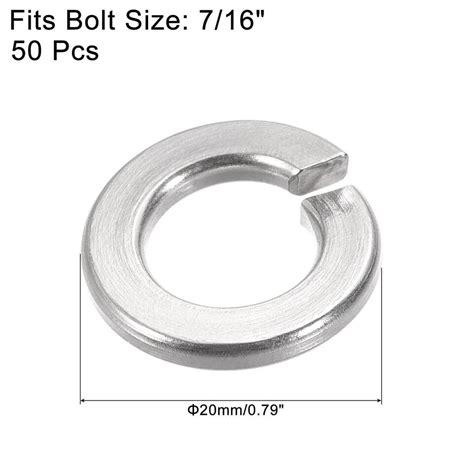 Split Lock Washer 7 16 Inch 304 Stainless Steel Spring Lock Washer