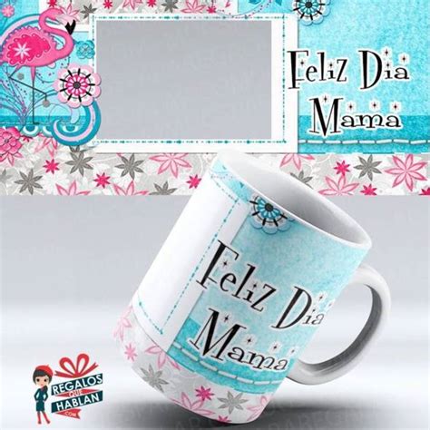 Mug Madres 41 Feliz Día Mama Foto Personalizada Azul Regalos Que Hablan