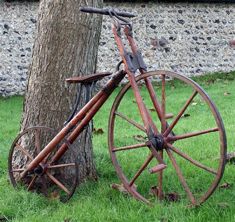 1882 Boys' Wooden Velocipede (W.A Heath Patent) – The Online Bicycle Museum