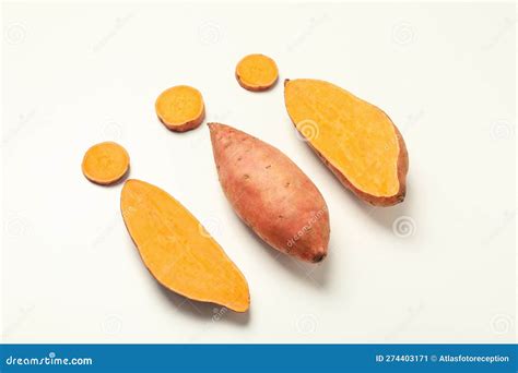 Concept Of Vegetables Tasty Sweet Potato Batat Stock Image Image Of