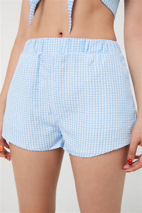 Gingham Seersucker Shorts Ardene