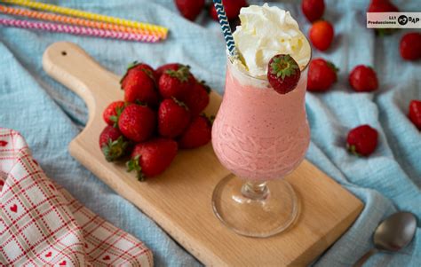 Batido de fresa la receta más rápida y fácil para una bebida