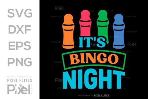 Its Bingo Night Svg Crazy Bingo Game Svg Graphic By Pixel Elites