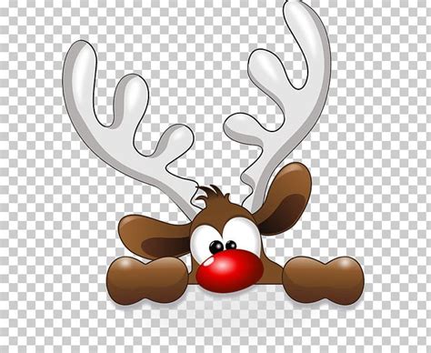 Reindeer Rudolph Santa Claus Christmas PNG - antler, cartoon, christmas ...