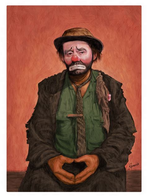 Emmett Kelly Painting For Sale Only 2 Left At 75