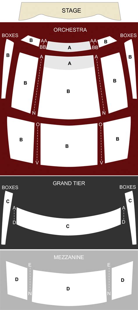 Belk Theater Seating Chart Belk Theater Charlotte, North Carolina ...