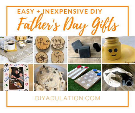 Easy And Inexpensive Fathers Day Ts To Diy Diy Adulation