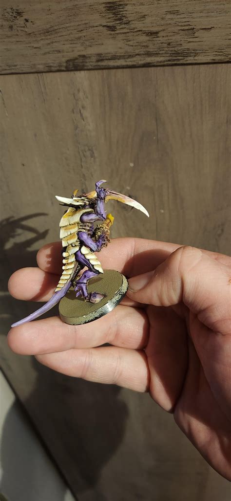 Trying some bone white blending. : r/Tyranids