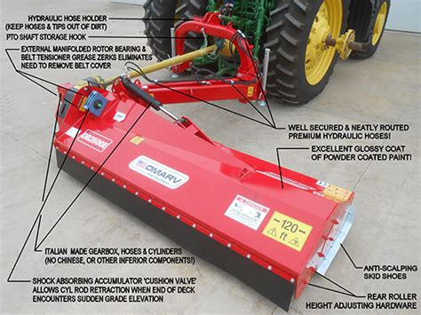 Omarv Db Series Ditch Bank Flail Mowers Iowa Farm Equipment