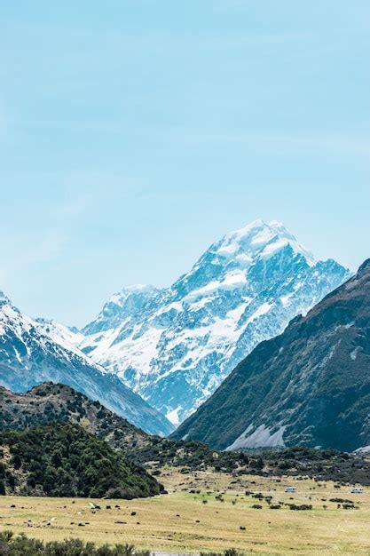 Premium Photo Aoraki Mount Cook The Highest Mountain In New Zealand