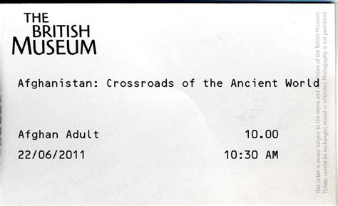 ticket | British Museum