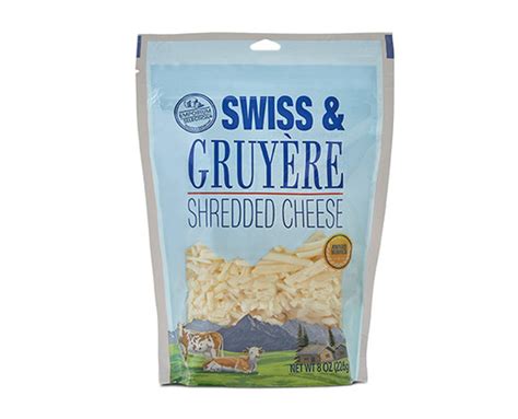 Gouda Or Swiss Gruyere Shredded Cheese Emporium Selection Aldi Us