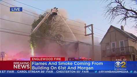 Flames Spread Through Three Buildings In Englewood Cbs Chicago