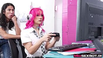 MissSexBot Win All Your Valontat Games With This Hot Gamer Sexbot Jazmin Luv While You Fuck