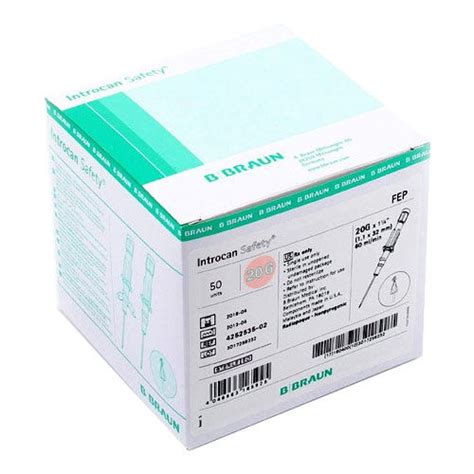 introcan safety iv catheter     straight teflon ace