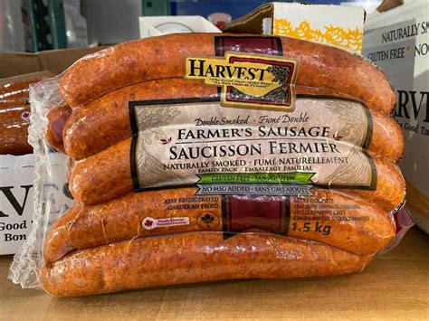 Harvest Meats Smoked Farmers Sausage Kg At Costco Beacon Hill Calgary