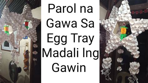 5 DIY Parol Na Gawa Sa Lumang Egg Tray Simple Pero Maganda