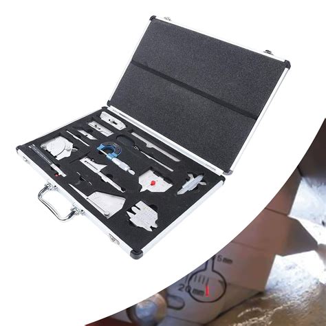 13PCS Welding Gauge Tool Inspection Kit Welding Inspection Ruler Set W