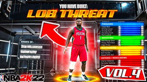 BEST LOB THREAT BUILD ON NBA 2K22 CURRENT GEN RARE BUILD SERIES VOL 4