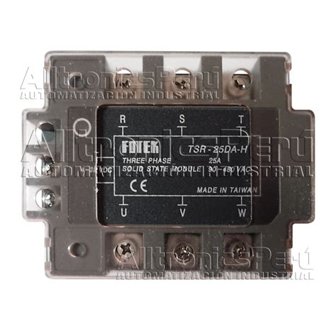 Serie TSR Modelo TSR 25DA H Relé de estado sólido trifásico