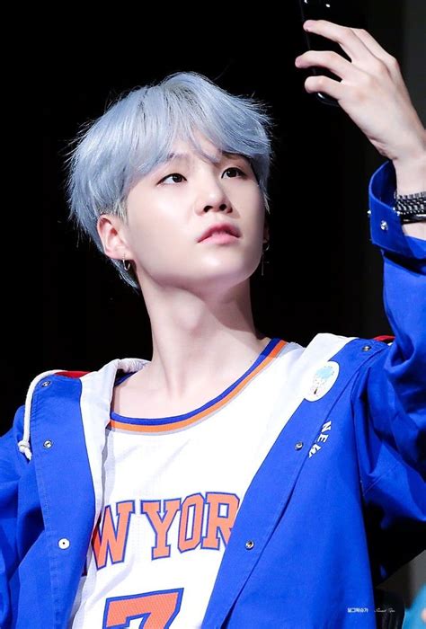 Blue Hair Suga Is A Blessing💙 Suga Suga Min Yoongi Min Suga