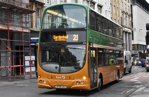 First Glasgow Volvo B Tl Route First Glasgow Cale Flickr