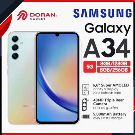 Jual Samsung Galaxy A34 5G Super AMOLED Display Samsung A34 5G