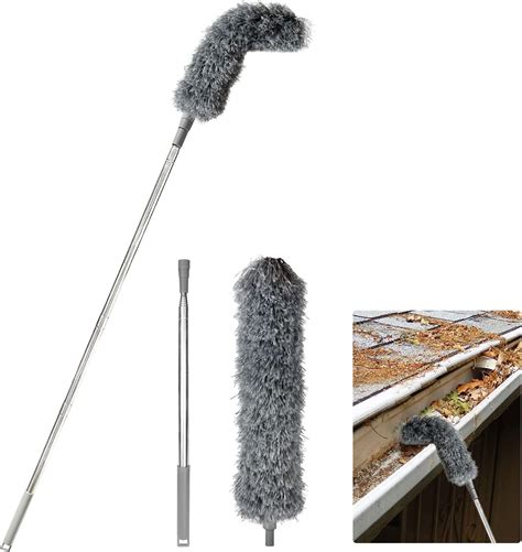 Gutter Cleaning Brush Roofing Guard Cleaner Tool With Telescopic