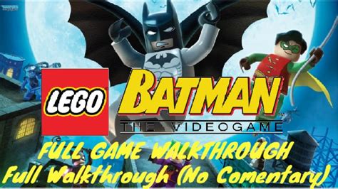 Lego Batman The Videogame Full Game Walkthrough No Commentary