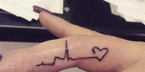 Heartbeat Tattoo Ideas Popsugar Beauty